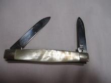 1980's Case XX #92042 SS  2 Blade Knife with Mother of Pearl Handle