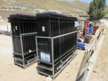 New Unused 10'x7' Galvanized Steel Fence Panels,