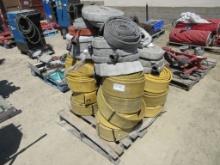 Lot of Various Size Fire/Water Hoses