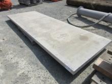 Lot Of 4' x 10 x 3" Piece Of Aluminum Plate