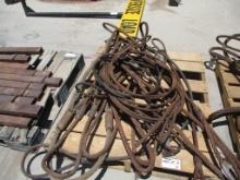 Lot Of Assorted Steel Cable Slings