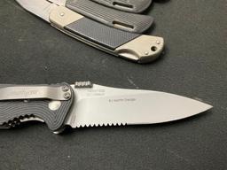 Set of 7 Kershaw Folding Pocket Knives, 2x 2825, 3000A, 2x 3002, 3115, & 3420ST