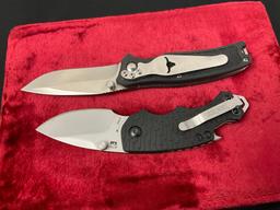 Pair of Folding Knives, Western titanium bonded pocket knife & Kershaw Model 8700 Shuffle