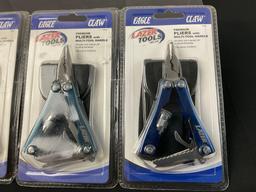 4x Eagle Claw Lazer Tools Premium Pliers w/ Multi Tool Handle, NIP