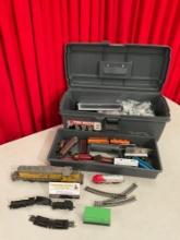 Approx. 50+ pcs Vintage Model Train Collection. BACHMANN Train Cars. Electric Controller. See pics.