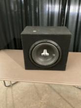 JL Audio Speaker in Carpeted Wood Case - See pics