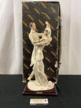Vintage 1987 Sculpture titled Ballet Group by Giuseppe Armani, Florence, Italy in original box