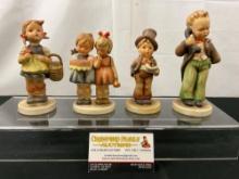 4x Vintage Hummel Goebel Figures, #98, 124/0, 131, & 176/0