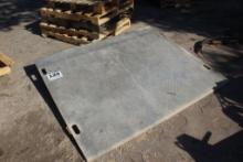 6' x 5' Aluminum Dock Plate