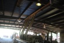 Blower Pipe Infeed & Outfeed, Inlcudes Manifolds & Flex Hose to Lot#44 (Woo