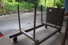 Steel - 50" x 10' Lumber Cart w/Even End