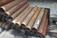 (41) 6" dia x 48" Steel Pipe (used as lumber rollouts)