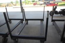 44 x 76" Steel Lumber Carts w/Side Posts