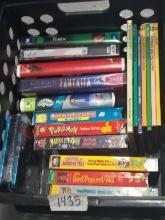 BL-Assorted VHS Movies, Books
