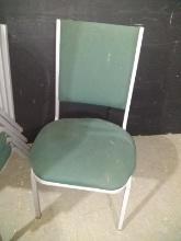 (6) Aluminum Upholstered Commercial Banquet Chairs (x6)