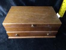 Wooden Desk Top Jewelry Box