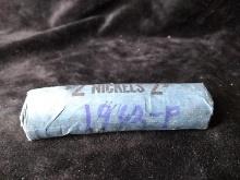 Coin-Roll 1962 P Nickels