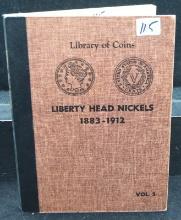LIBERTY HEAD NICKELS BOOK 1883-1912