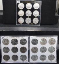 SET OF 27 (1986-2012) AMERICAN SILVER EAGLES