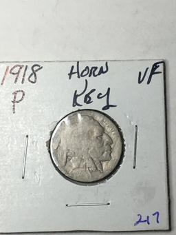 1918 P Buffalo Nickel