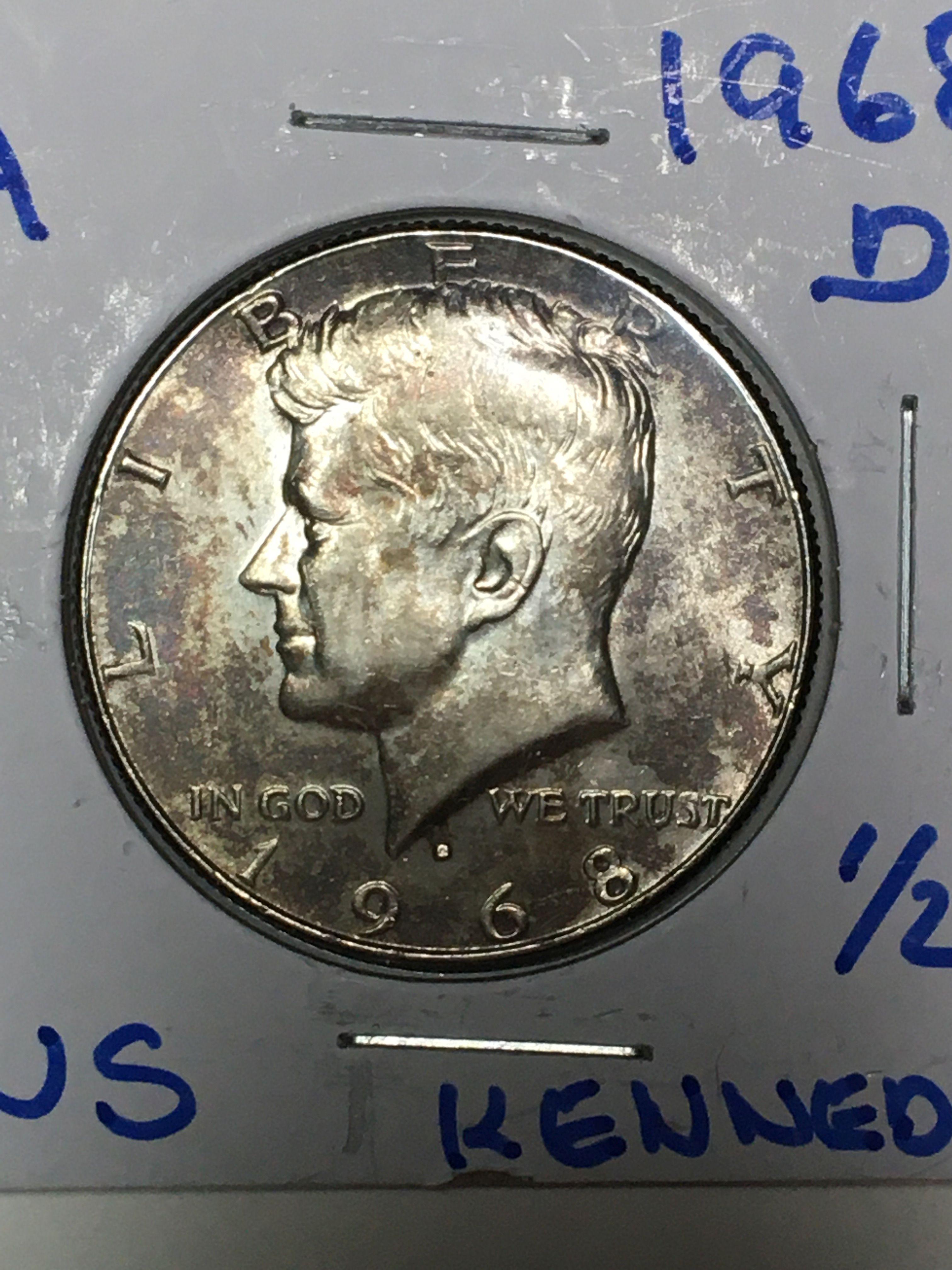 1968 D Kennedy Half Dollar