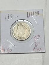 Liberty Nickel 1899/99 D D O Double Die Error Rare Find