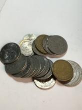 Mexico Vintage Pesos Lot 20 Coins