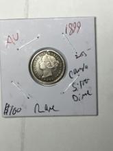 Canada Silver 10 Cent Dime 1899 Rare High Grade Wow Piece!