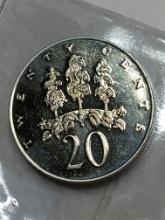 1972 Jamaica 20 Cent Coin