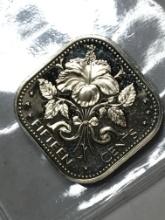 1976 Bahamas 15 Cent Coin