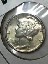 1941 P Silver Mercury Dime