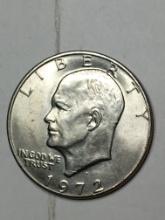1972 D Eisenhower Clad Dollar 