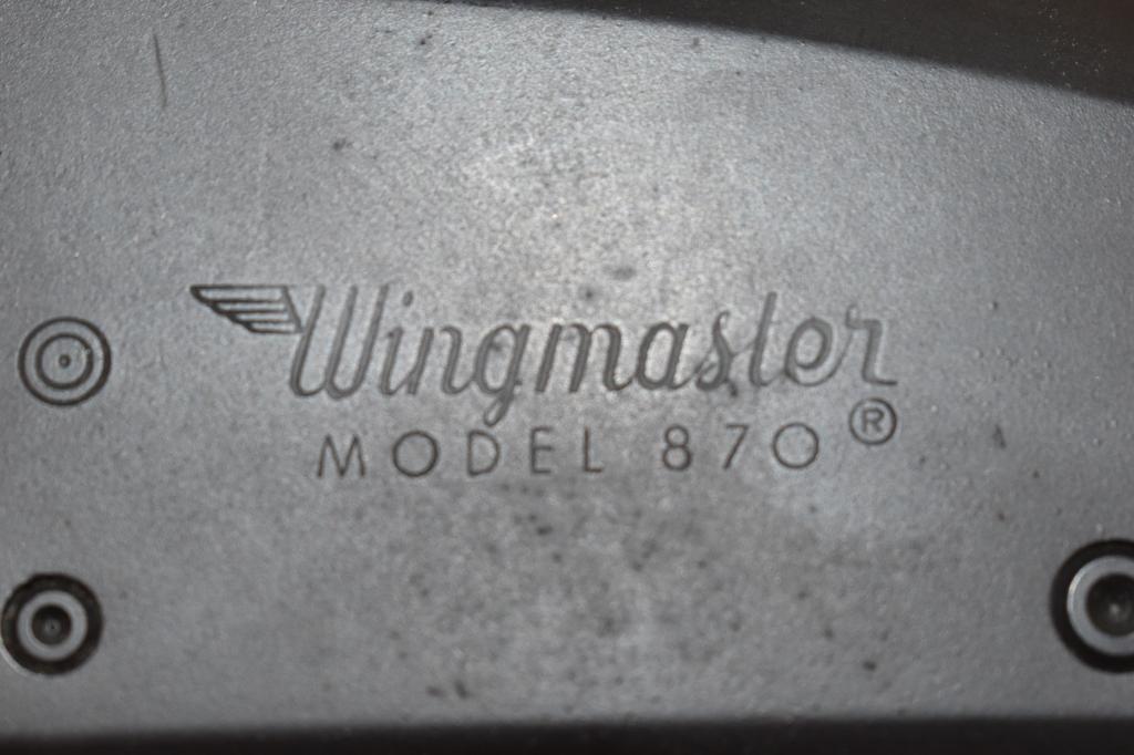 Gun. Remington 870 Wingmaster 12ga Shotgun