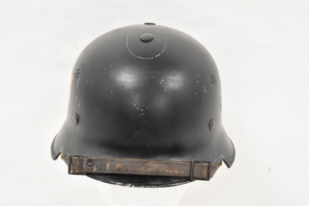 German WWII Civil Defense Police Helmet