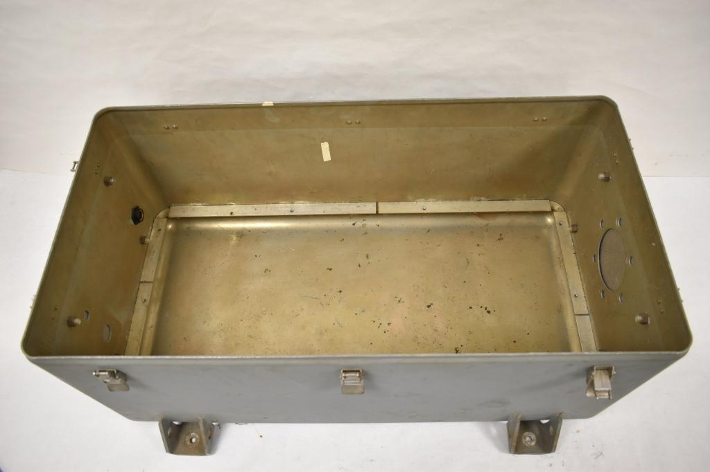 1973 Metal Military Storage Container No lid