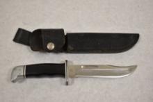 Buck 119 Fixed Blade Knife & Leather Sheath