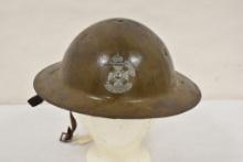 British WWI Rifle Brigade Steel Helmet