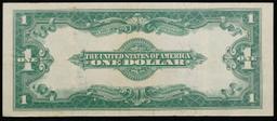 1923 $1 large size Blue Seal Silver Certificate Grades Select AU Signatures Speelman/White