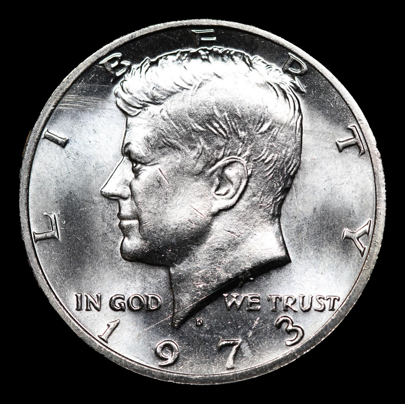 1973-d Kennedy Half Dollar 50c Grades GEM++ Unc