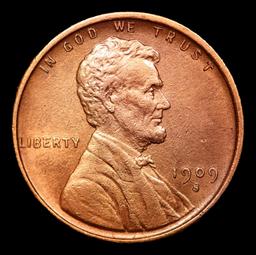 ***Auction Highlight*** 1909-s VDB Lincoln Cent 1c Graded Choice Unc RD By USCG (fc)