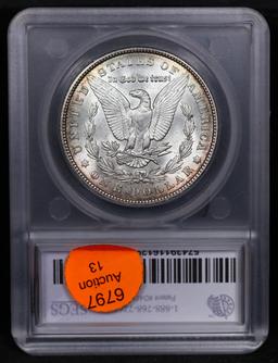 1902-p Morgan Dollar 1 Graded ms65+ By SEGS