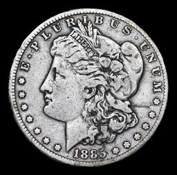 1885-cc Morgan Dollar $1 Graded vf20 By SEGS