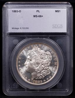 ***Auction Highlight*** 1883-o Morgan Dollar TOP POP! 1 Graded ms66+ PL By SEGS (fc)