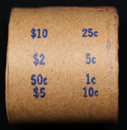 High Value! - Covered End Roll - Marked " Morgan Standard" - Weight shows x10 Coins (FC)