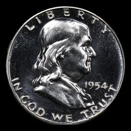 Proof 1954 Franklin Half Dollar 50c Graded pr67+ BY SEGS