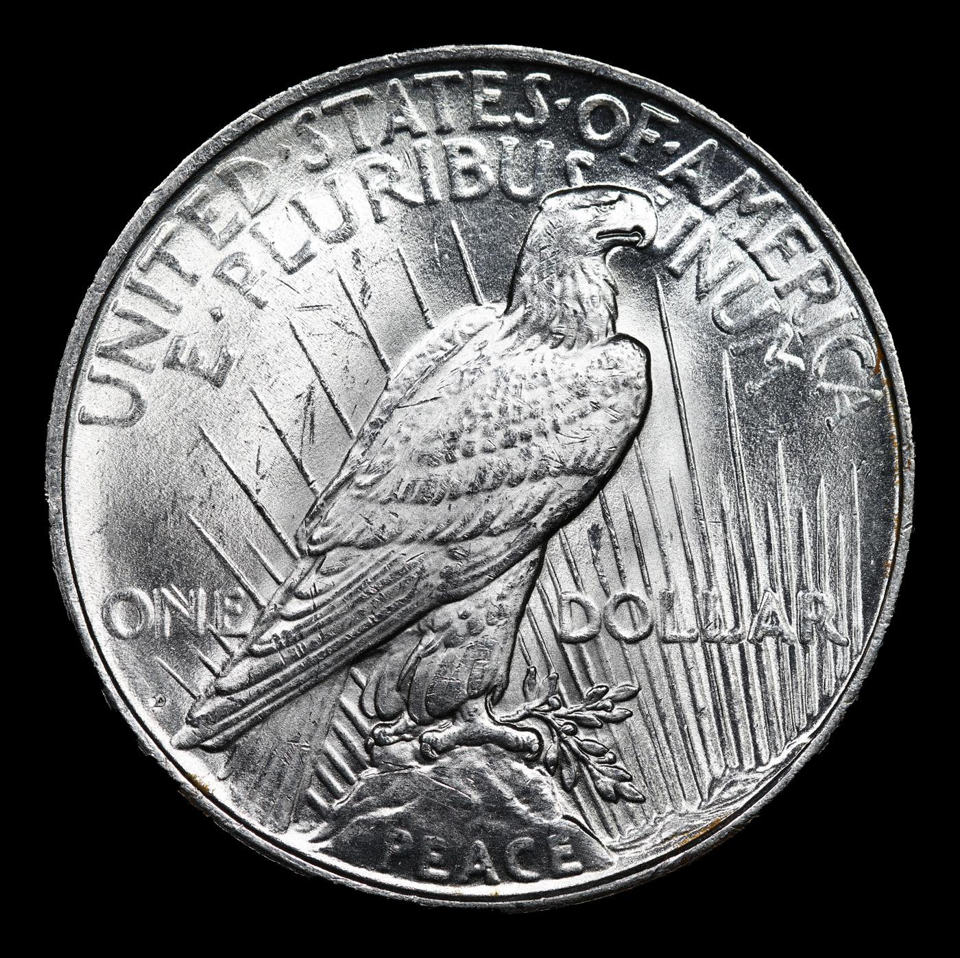 1922-d Peace Dollar $1 Grades Choice+ Unc