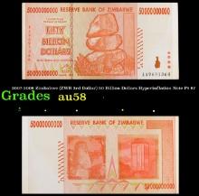 2007-2008 Zimbabwe (ZWR 3rd Dollar) 50 Billion Dollars Hyperinflation Note P# 87 Grades Choice AU/BU