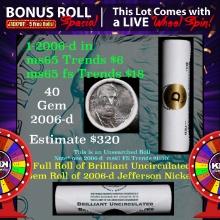 1-5 FREE BU Jefferson rolls with win of this 2006-d 40 pcs World Reserve Monetary Exchange $2 Nickel