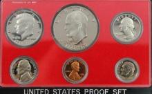 1976 United States Mint Proof Set 6 coins No Outer Box