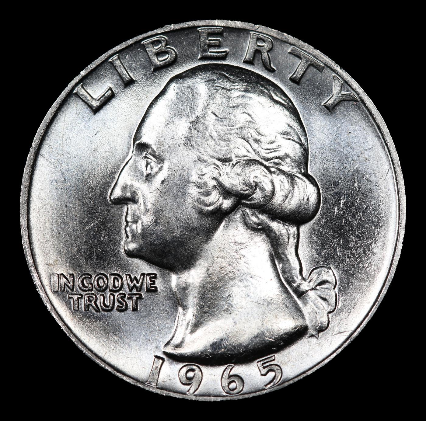 1965 SMS Washington Quarter 25c Grades sp66